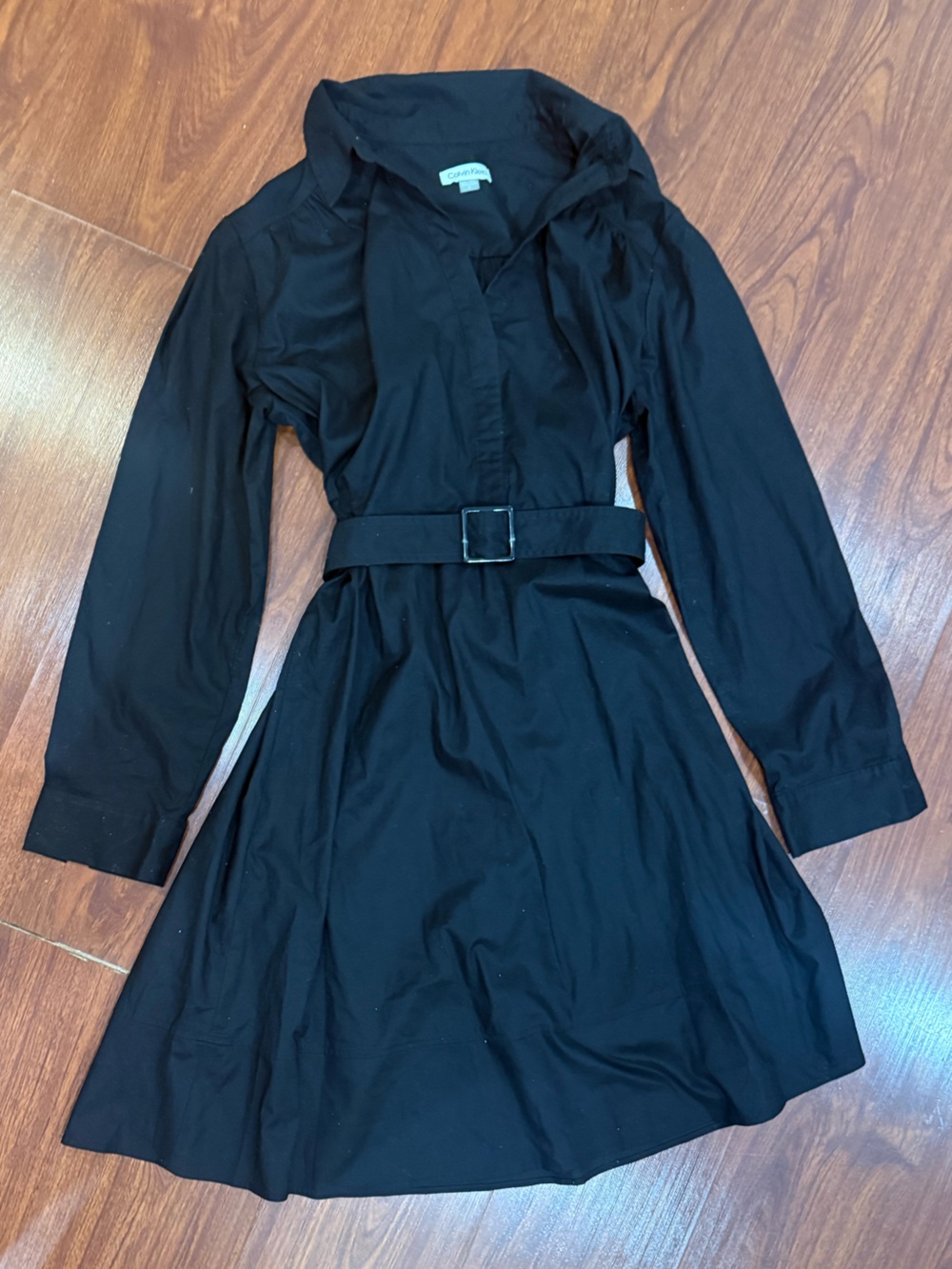 Calvin Klein Long-Sleeve Shirt Dress